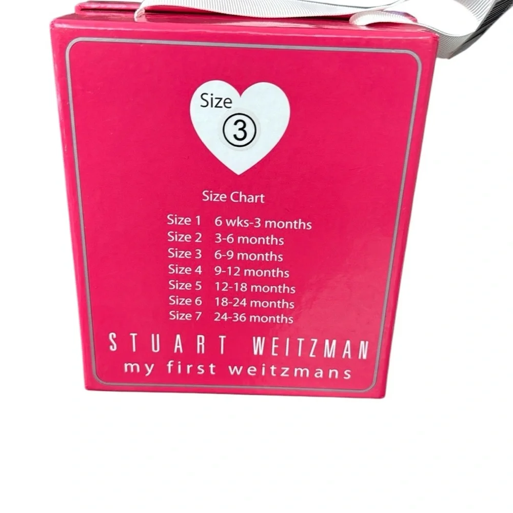 Stuart Weitzman My First Weitzmans Baby Pali Velvet Strap Size 3